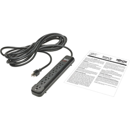 Tripp Lite Power It! 7-Outlet Power Strip, 25 ft. Cord, Black Housing PS725B