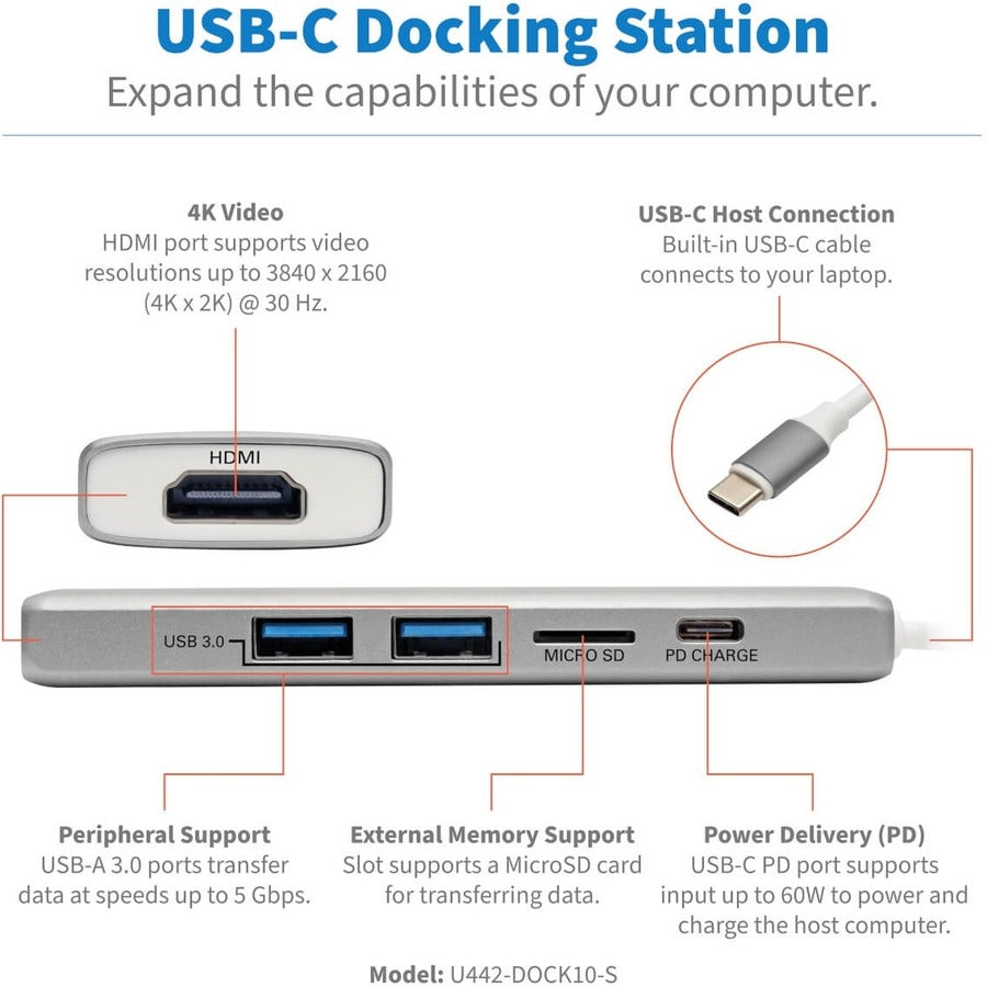 Tripp Lite U442-DOCK10-S Docking Station U442-DOCK10-S