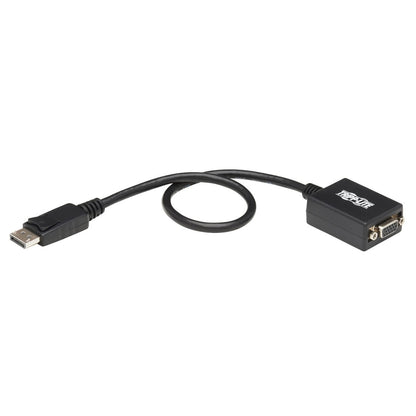 Tripp Lite DisplayPort to VGA Active Adapter - M/F, 1920 x 1200 (1080p), Black, 1 ft. P134-001-VGA