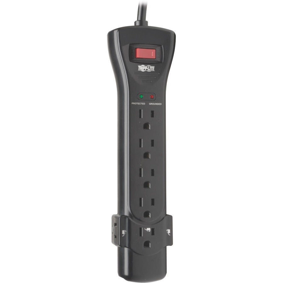 Tripp Lite Protect It! 7-Outlet Surge Protector, 25 ft. Cord, 2160 Joules, Black Housing SUPER725B