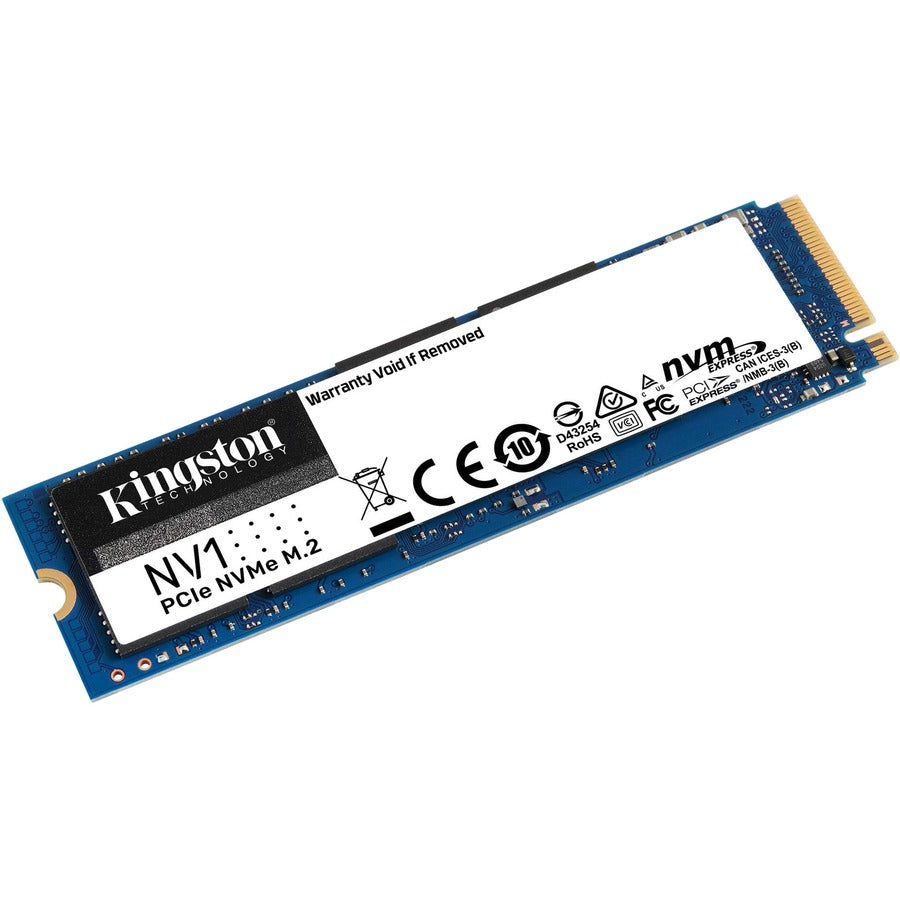 Kingston NV1 250 GB Solid State Drive - M.2 2280 Internal - PCI Express NVMe (PCI Express NVMe 3.0 x4) SNVS/250G