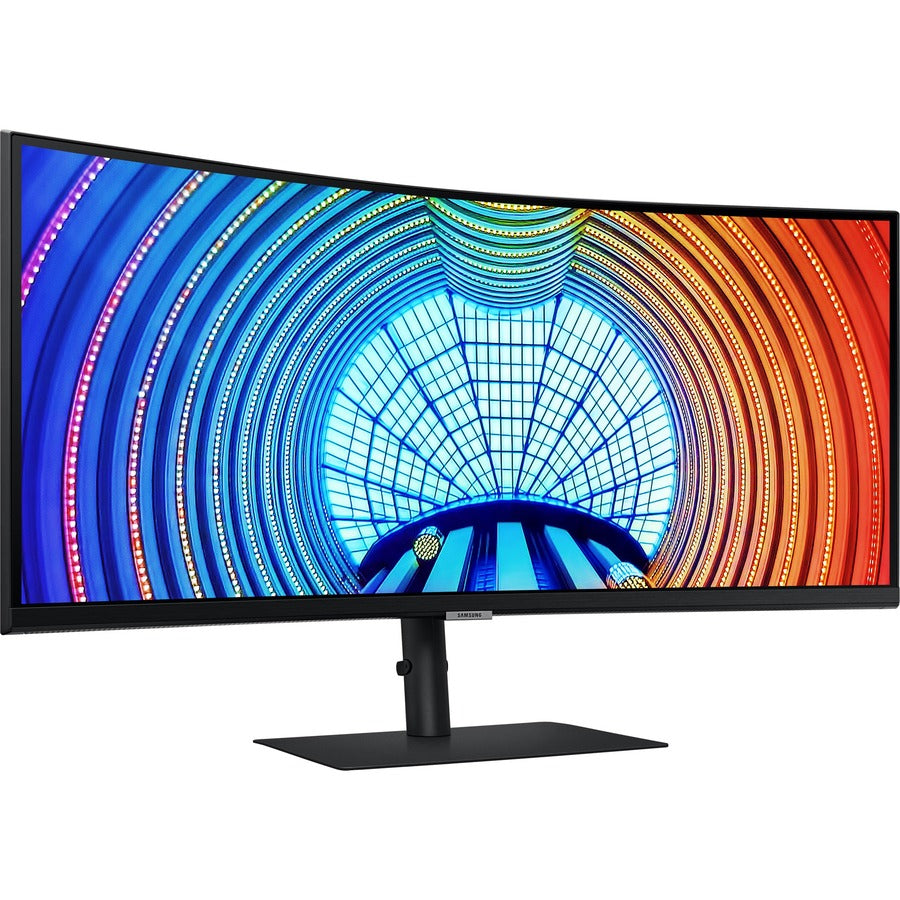 Samsung ViewFinity S6 S34A654UBN 34" UW-QHD Curved Screen LCD Monitor - 21:9 - Black LS34A654UBNXGO