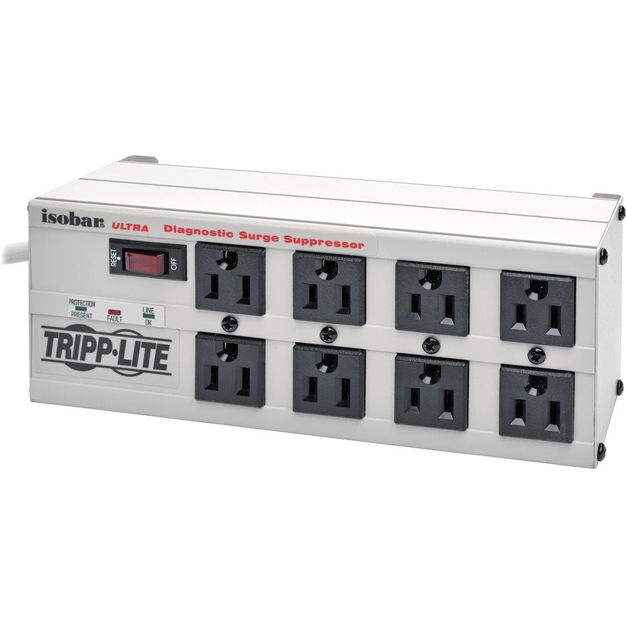 Tripp Lite Isobar Premium ISOBAR825ULT 8-Outlet Surge Suppressor, 25' Cord ISOBAR825ULTRA