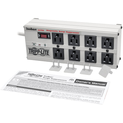 Tripp Lite Isobar Premium ISOBAR825ULT 8-Outlet Surge Suppressor, 25' Cord ISOBAR825ULTRA