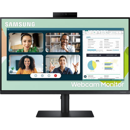 Samsung Professional S24A400VEN 24" Webcam Full HD LCD Monitor - 16:9 - Black LS24A400VENXZA