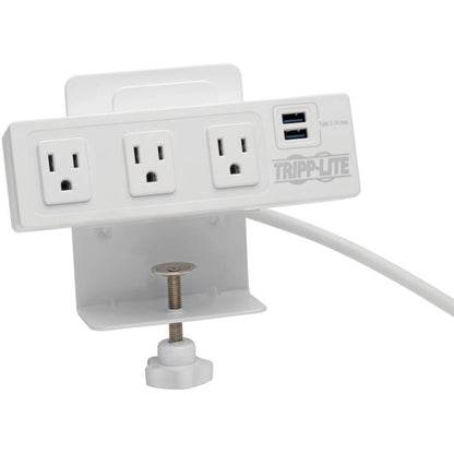 Tripp Lite Protect It! TLP310USBCW 3-Outlet Surge Suppressor/Protector TLP310USBCW