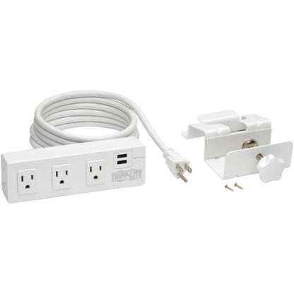 Tripp Lite Protect It! TLP310USBCW 3-Outlet Surge Suppressor/Protector TLP310USBCW