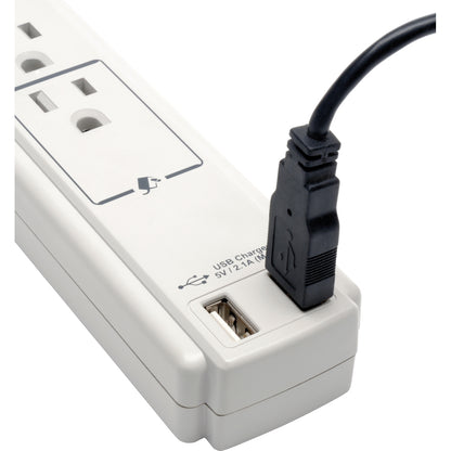 Tripp Lite 6-outlet 2100J Surge Protector TLP606USB