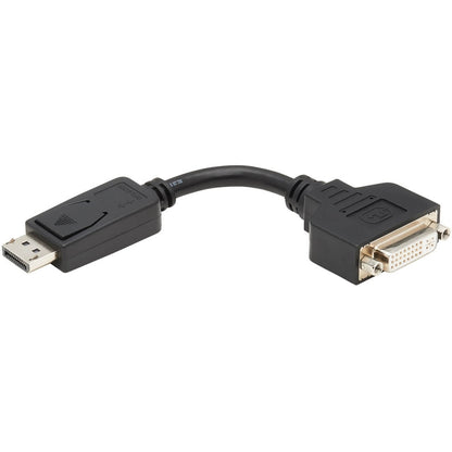 Tripp Lite 6in Displayport to DVI Adapter Video Converter DP-M to DVI-I-F 6" P134-000