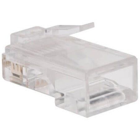 Tripp Lite N030-100-FL 100-Pack of RJ45 Plugs for Flat Solid / Stranded Conductor Cable N030-100-FL