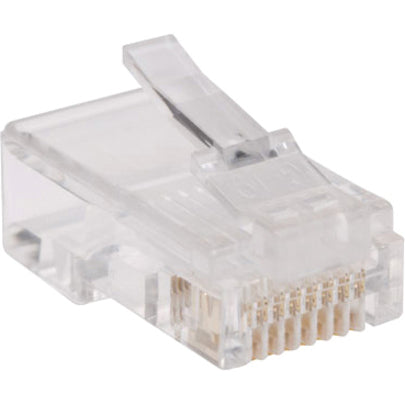 Tripp Lite N030-100-FL 100-Pack of RJ45 Plugs for Flat Solid / Stranded Conductor Cable N030-100-FL