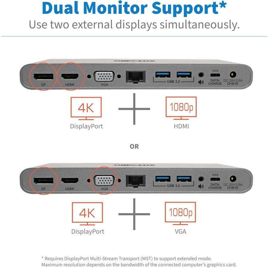 Tripp Lite U442-DOCK4-S Docking Station U442-DOCK4-S