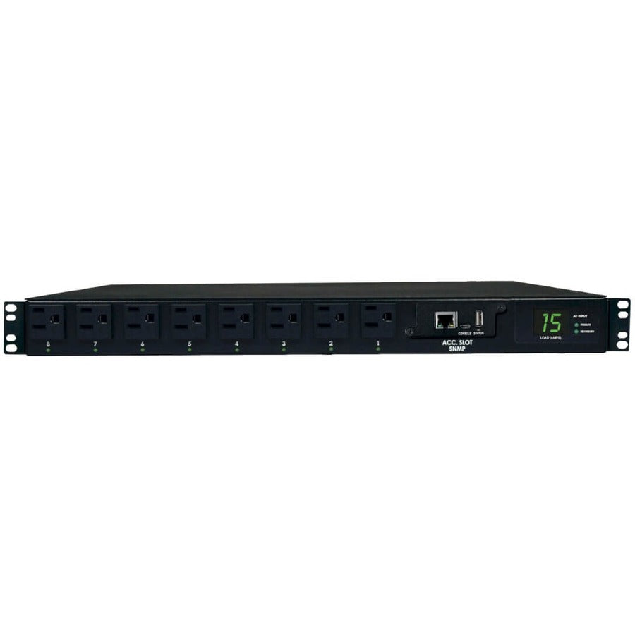 Tripp Lite PDUMH15ATNET PDU Switched ATS 120V 15A 8 Outlet PDUMH15ATNET