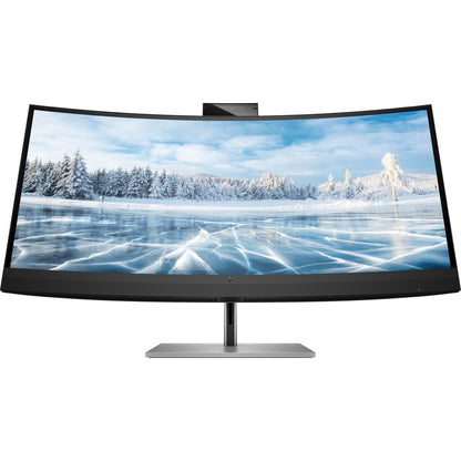 HP Z34c G3 34" Webcam WQHD Curved Screen LED LCD Monitor - 21:9 - Silver, Black 30A19AA#ABA