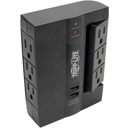 Tripp Lite Protect It! SWIVEL6USB 6-Outlet Surge Suppressor/Protector SWIVEL6USB