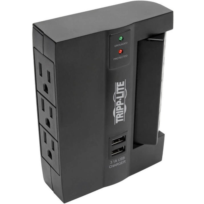 Tripp Lite Protect It! SWIVEL6USB 6-Outlet Surge Suppressor/Protector SWIVEL6USB