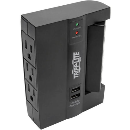 Tripp Lite Protect It! SWIVEL6USB 6-Outlet Surge Suppressor/Protector SWIVEL6USB