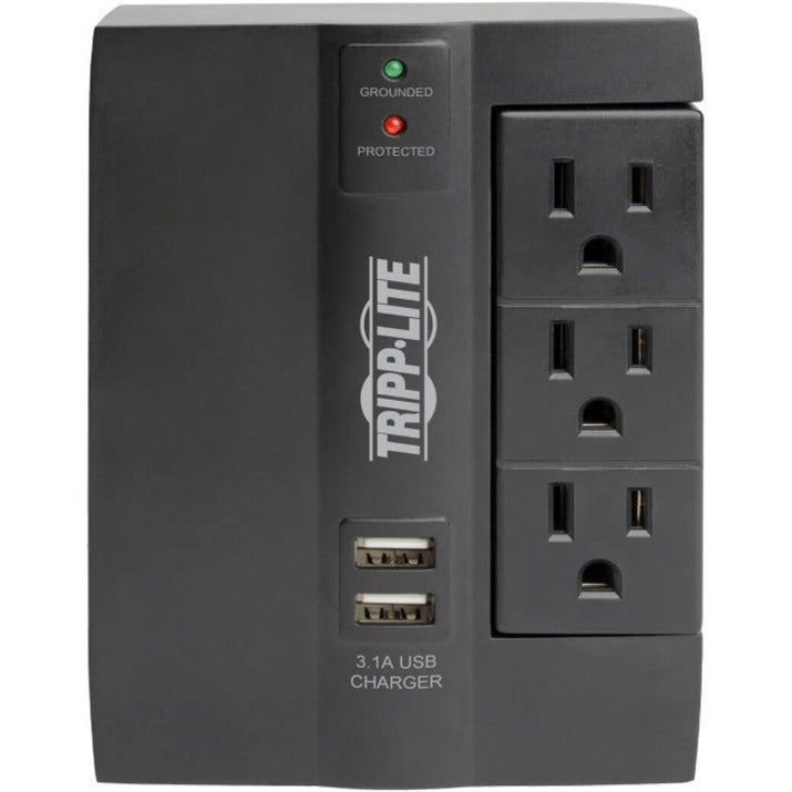 Tripp Lite Protect It! SWIVEL6USB 6-Outlet Surge Suppressor/Protector SWIVEL6USB