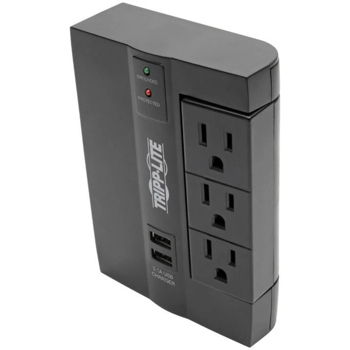 Tripp Lite Protect It! SWIVEL6USB 6-Outlet Surge Suppressor/Protector SWIVEL6USB