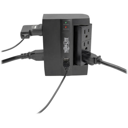 Tripp Lite Protect It! SWIVEL6USB 6-Outlet Surge Suppressor/Protector SWIVEL6USB