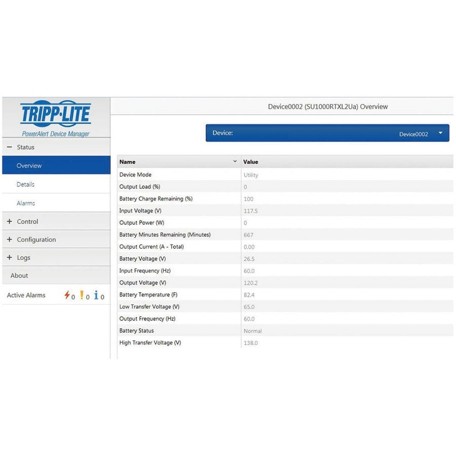 Tripp Lite Web Management Accessory Card WEBCARDLX