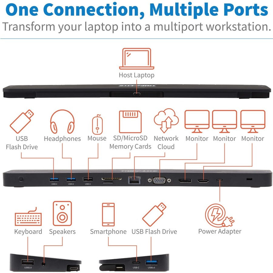 Tripp Lite U442-DOCK7D-B Docking Station U442-DOCK7D-B