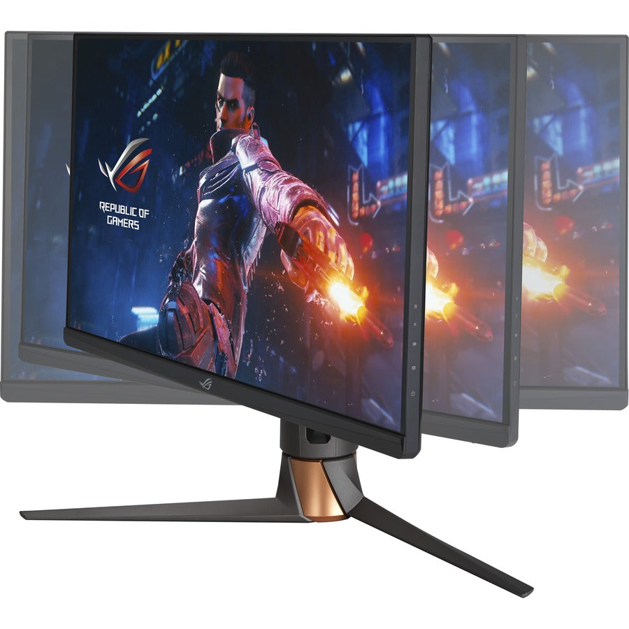 Moniteur de jeu ASUS ROG Swift 27" 1440P (PG279QM) - QHD (2560 x 1440), IPS rapide, 240 Hz, 1 ms, G-SYNC, analyseur de latence NVIDIA Reflex, DisplayHDR400, Eye Care, HDMI, DisplayPort, USB, hauteur réglable PG279QM