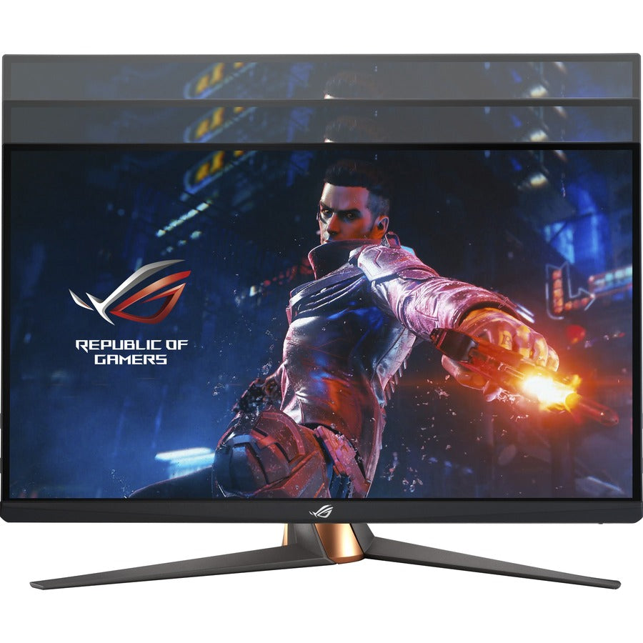 Moniteur de jeu ASUS ROG Swift 27" 1440P (PG279QM) - QHD (2560 x 1440), IPS rapide, 240 Hz, 1 ms, G-SYNC, analyseur de latence NVIDIA Reflex, DisplayHDR400, Eye Care, HDMI, DisplayPort, USB, hauteur réglable PG279QM