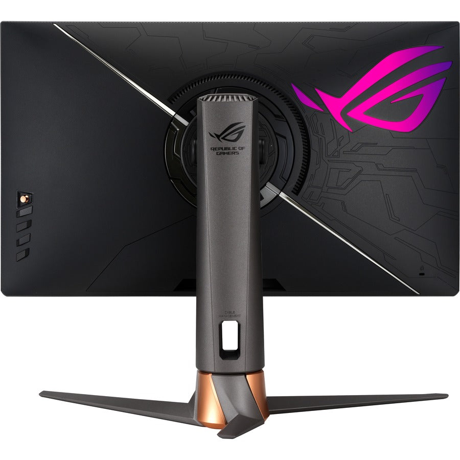 Moniteur de jeu ASUS ROG Swift 27" 1440P (PG279QM) - QHD (2560 x 1440), IPS rapide, 240 Hz, 1 ms, G-SYNC, analyseur de latence NVIDIA Reflex, DisplayHDR400, Eye Care, HDMI, DisplayPort, USB, hauteur réglable PG279QM