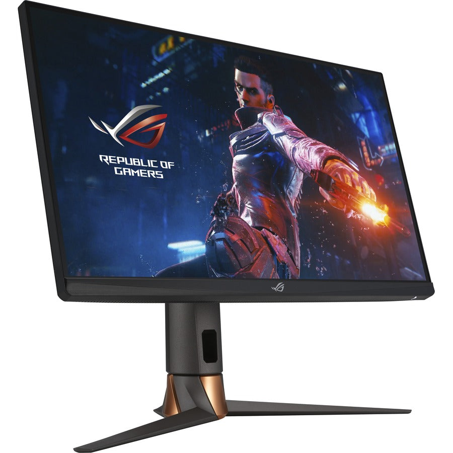 Moniteur de jeu ASUS ROG Swift 27" 1440P (PG279QM) - QHD (2560 x 1440), IPS rapide, 240 Hz, 1 ms, G-SYNC, analyseur de latence NVIDIA Reflex, DisplayHDR400, Eye Care, HDMI, DisplayPort, USB, hauteur réglable PG279QM