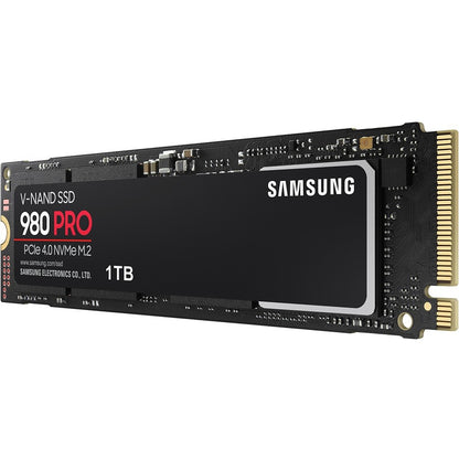 Samsung 980 PRO MZ-V8P1T0B/AM 1 TB Solid State Drive - M.2 2280 Internal - PCI Express NVMe (PCI Express NVMe 4.0 x4) MZ-V8P1T0B/AM