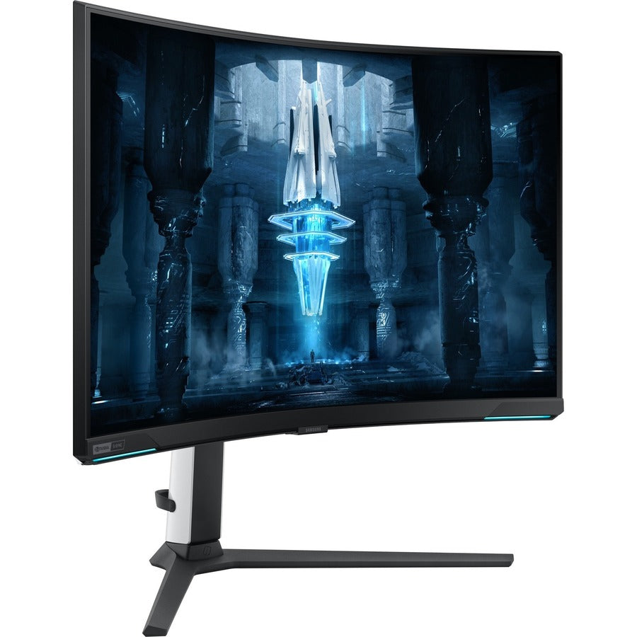 Samsung Odyssey Neo G8 S32BG852NN 32" 4K UHD Curved Screen Quantum Mini LED Gaming LCD Monitor - 16:9 - White, Black LS32BG852NNXGO