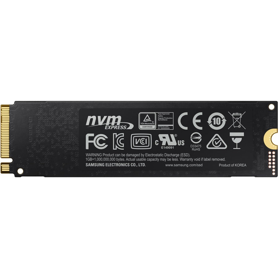 Samsung 970 EVO Plus 1 TB Solid State Drive - M.2 2280 Internal - PCI Express NVMe (PCI Express NVMe 3.0 x4) MZ-V7S1T0B/AM