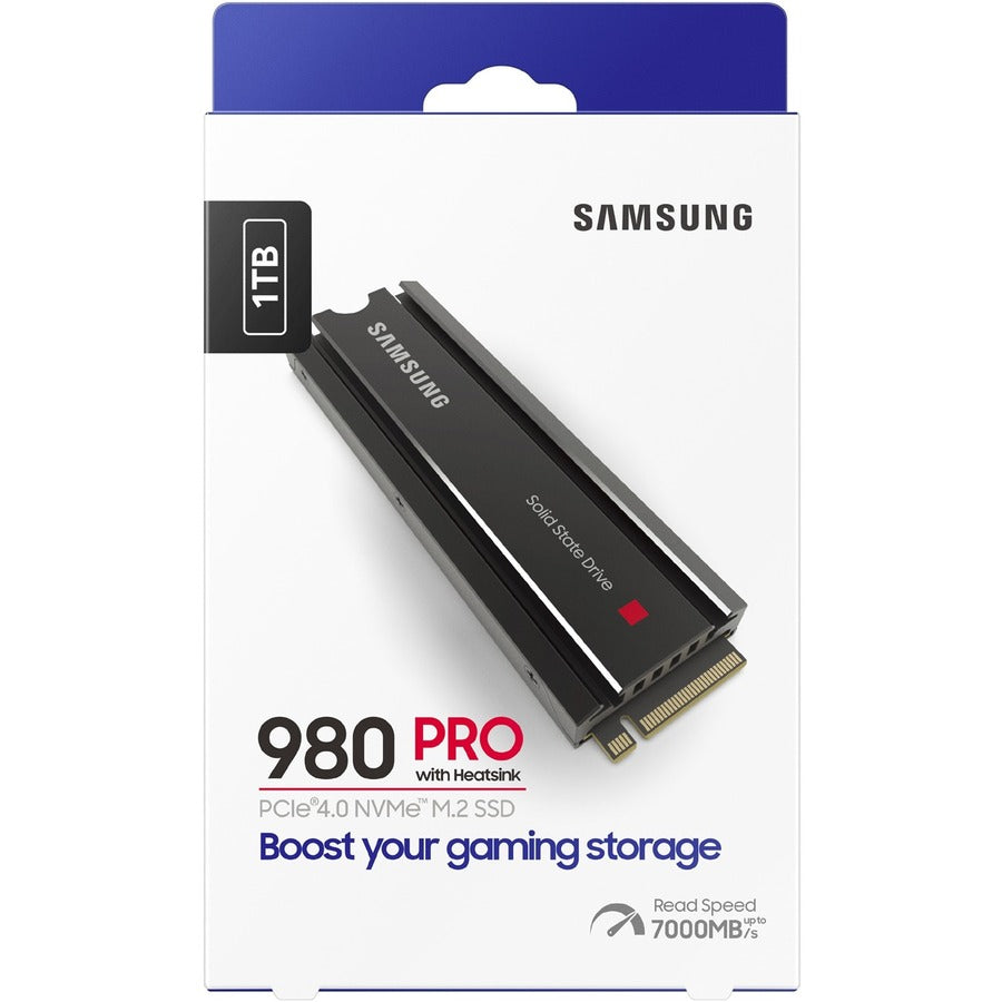 Samsung 980 PRO MZ-V8P1T0CW 1 TB Solid State Drive - M.2 2280 Internal - PCI Express NVMe (PCI Express NVMe 4.0 x4) MZ-V8P1T0CW