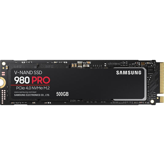 Samsung 980 PRO MZ-V8P500B/AM 500 GB Solid State Drive - M.2 2280 Internal - PCI Express NVMe (PCI Express NVMe 4.0 x4) MZ-V8P500B/AM