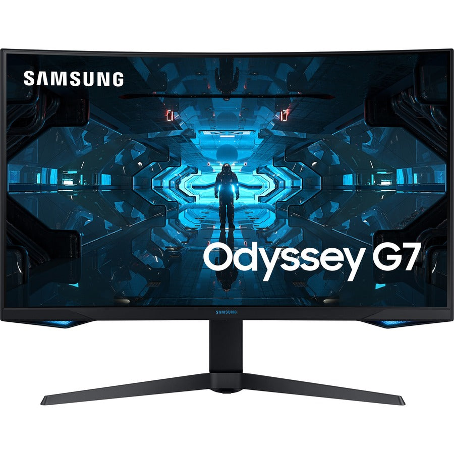 Samsung Odyssey G7 C32G75TQSN 31.5" WQHD Curved Screen Quantum Dot LED Gaming LCD Monitor - 16:9 - Black LC32G75TQSNXZA