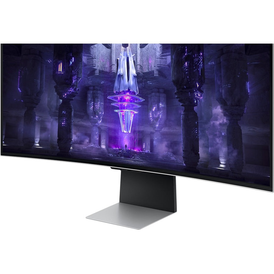 Samsung Odyssey G8 S34BG850SN 34" UW-QHD Curved Screen Gaming OLED Monitor - 21:9 - Silver LS34BG850SNXZA