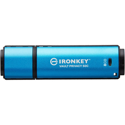 Kingston Vault Privacy 50 Series 8GB USB 3.2 (Gen 1) Type C Flash Drive IKVP50C/8GB