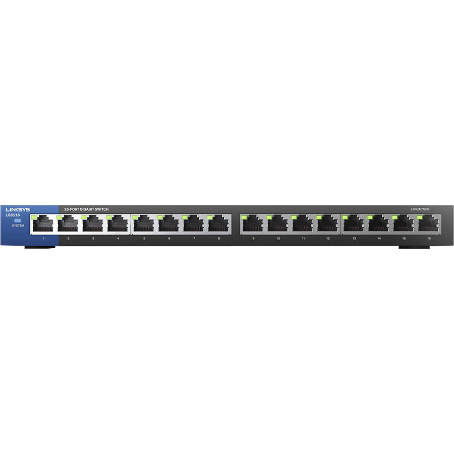 Linksys 16-Port Desktop Gigabit Switch LGS116