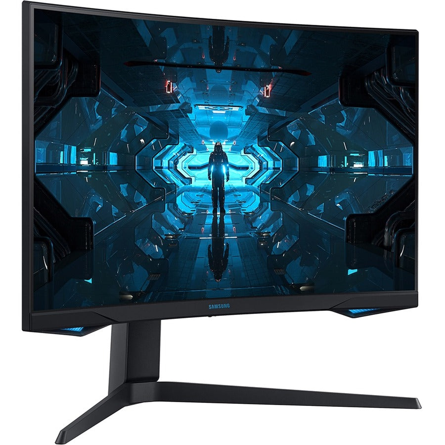 Samsung Odyssey G7 C27G75TQSN 26.9" WQHD Curved Screen Quantum Dot LED Gaming LCD Monitor - 16:9 - Black LC27G75TQSNXZA