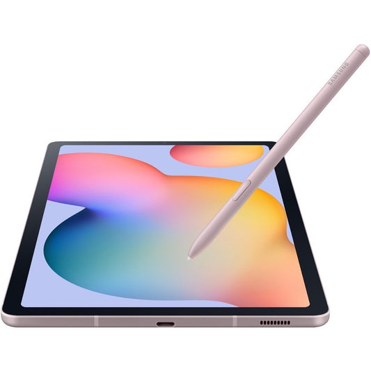 Samsung Galaxy Tab S6 Lite Tablet - 10.4" WUXGA+ - Octa-core (Cortex A73 Quad-core (4 Core) 2.30 GHz + Cortex A53 Quad-core (4 Core) 1.80 GHz) - 4 GB RAM - 64 GB Storage - Android 10 - Chiffon Pink SM-P613NZIAXAC