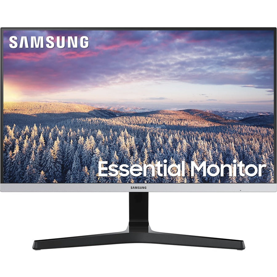 Samsung Essential S24R35AFHN 23.8" Full HD LCD Monitor - 16:9 - Black, Dark Blue Gray LS24R35AFHNXZA