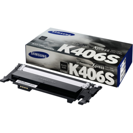 Samsung CLT-K406S Laser Toner Cartridge - Black Pack SU122A