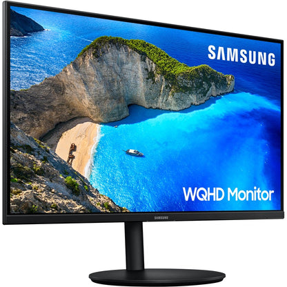 Samsung 2020 27" WQHD Gaming LCD Monitor - 16:9 - Black LF27T700QQNXZA