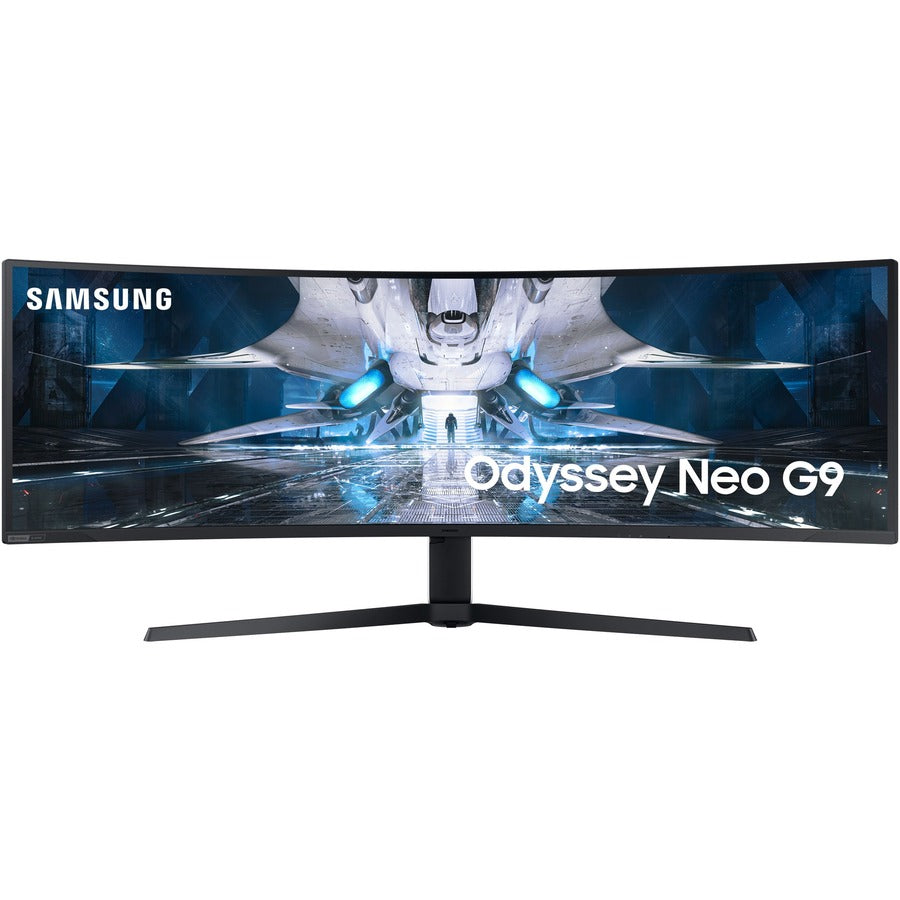 Samsung Odyssey Neo G9 S49AG952NN 49" Dual Quad HD (DQHD) Curved Screen Quantum Mini LED Gaming LCD Monitor - 32:9 - Black LS49AG952NNXZA