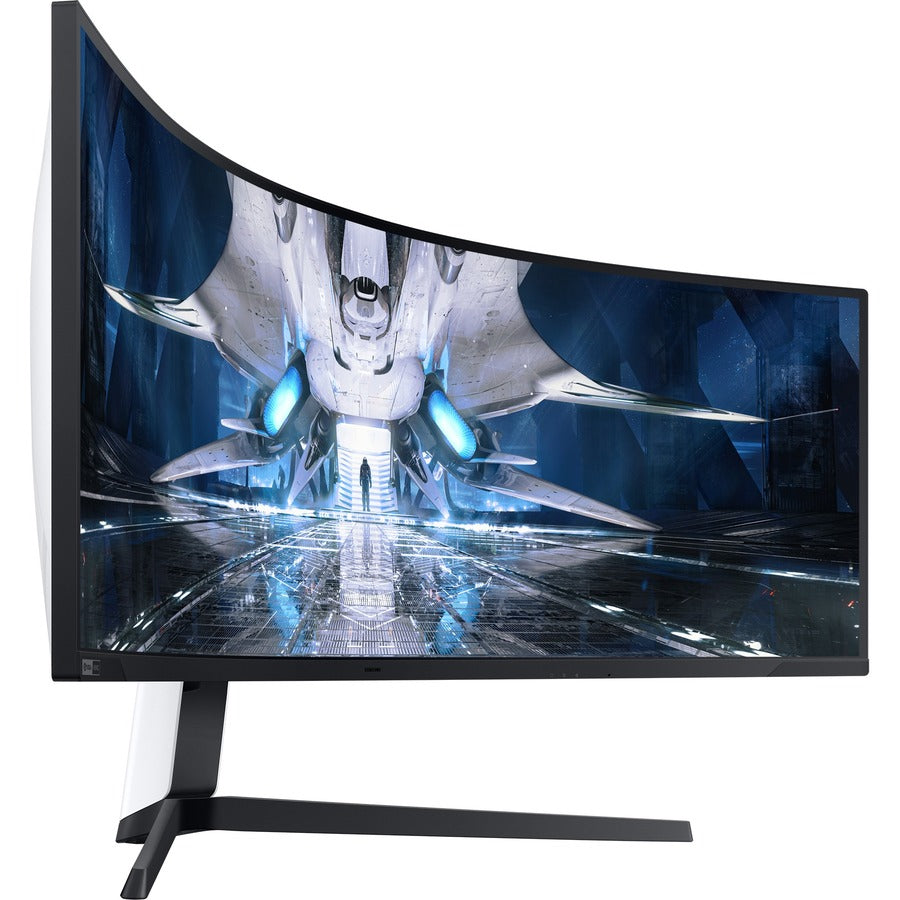 Samsung Odyssey Neo G9 S49AG952NN 49" Dual Quad HD (DQHD) Curved Screen Quantum Mini LED Gaming LCD Monitor - 32:9 - Black LS49AG952NNXZA