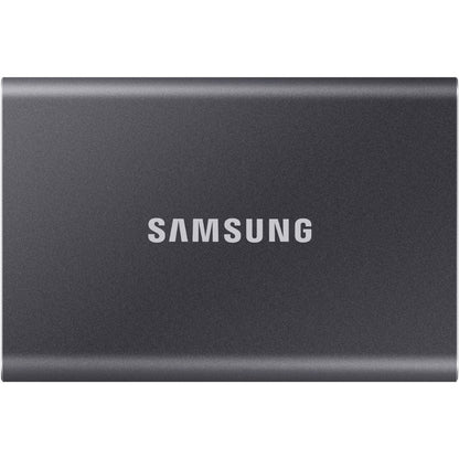 Samsung T7 MU-PC1T0T/AM 1 TB Portable Solid State Drive - External - PCI Express NVMe - Titan Gray MU-PC1T0T/AM