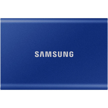 Samsung T7 MU-PC2T0R/WW 1 TB Portable Solid State Drive - External - PCI Express NVMe - Indigo Blue MU-PC1T0H/AM