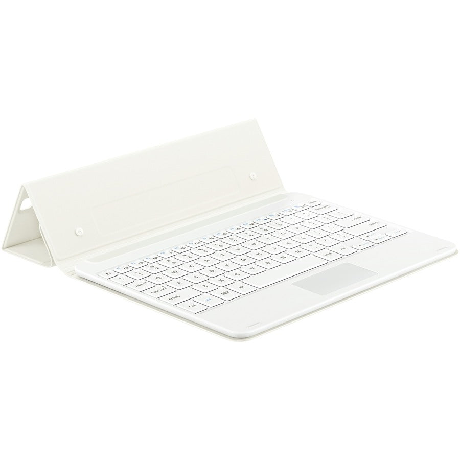 Samsung Keyboard/Cover Case (Book Fold) for 9.7" Tablet - White EJ-FT810UWEGCA