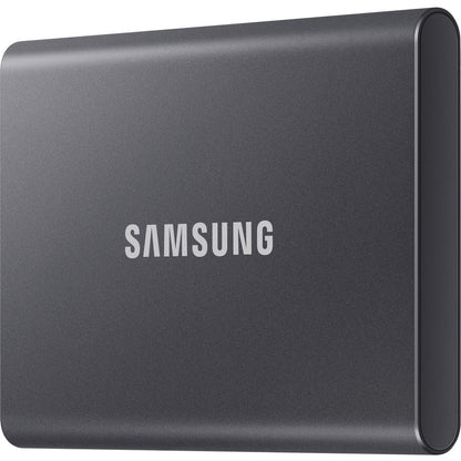 Samsung T7 MU-PC2T0T/AM 2 TB Portable Solid State Drive - External - PCI Express NVMe - Titan Gray MU-PC2T0T/AM